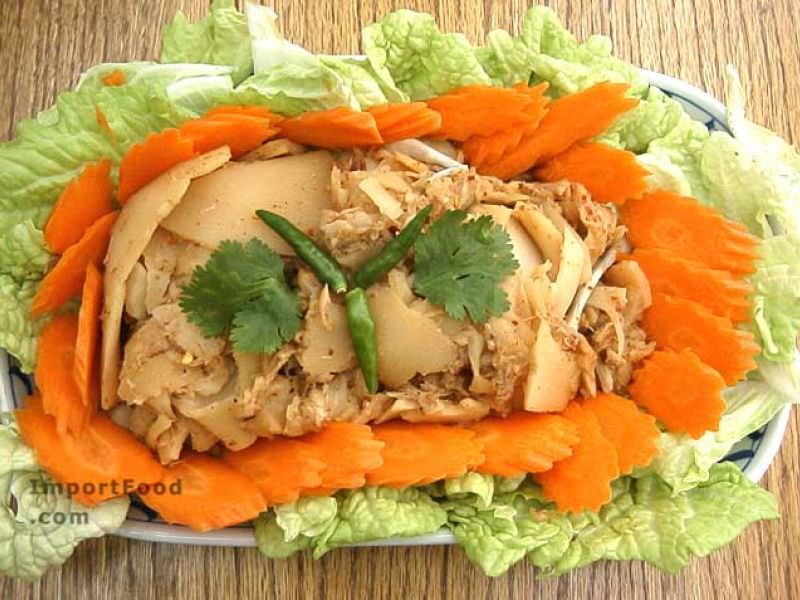 泰国辣椒酱和竹子蛙，“Namprik Kob”