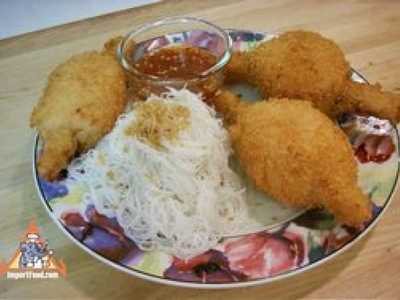 泰国甘蔗大虾，'goong pan oi'