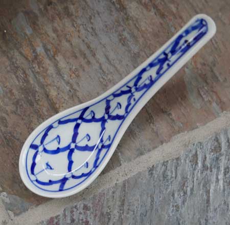 泰国陶瓷勺，手绘