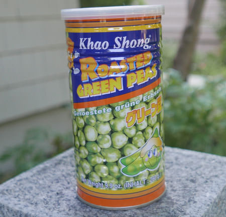 烤绿豌豆，Khao shong泰国