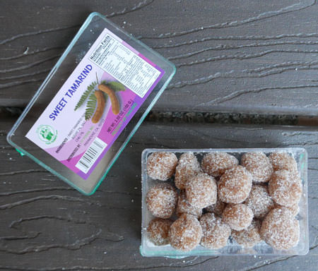 传统的泰国罗望子糖果