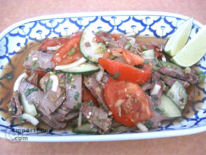 泰国牛肉沙拉，Yum Nuea