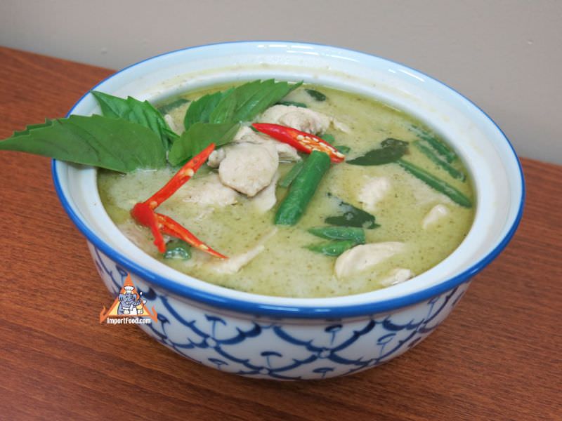 泰国绿咖喱鸡，'Gaeng Khiao Wan Gai'