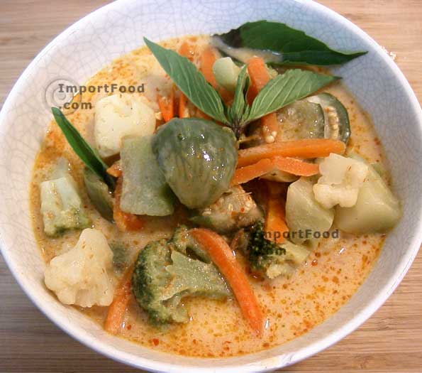 泰国蔬菜茄子咖喱