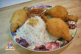 泰国甘蔗大虾，'goong pan oi'