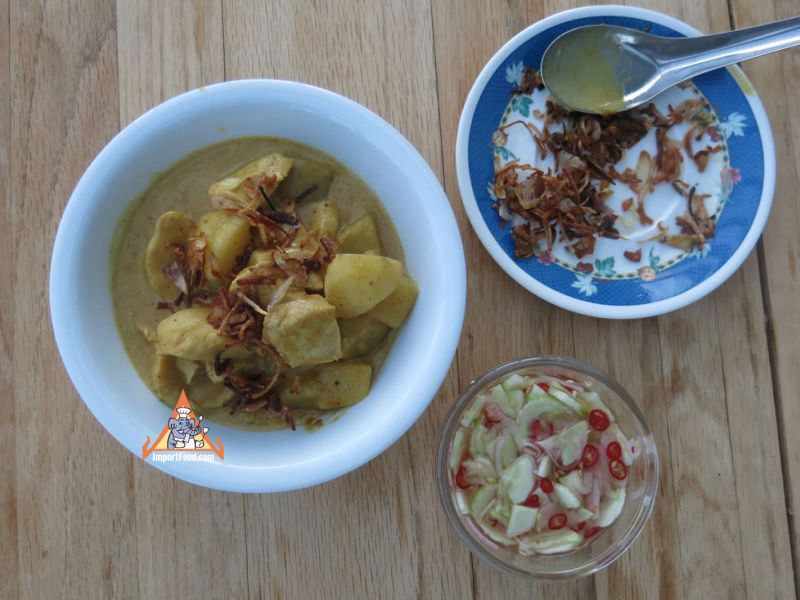 泰式黄咖喱鸡(Gaeng Karee Gai)