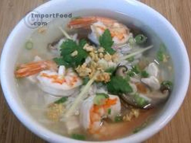 泰国米汤用虾，'khao tom goong'