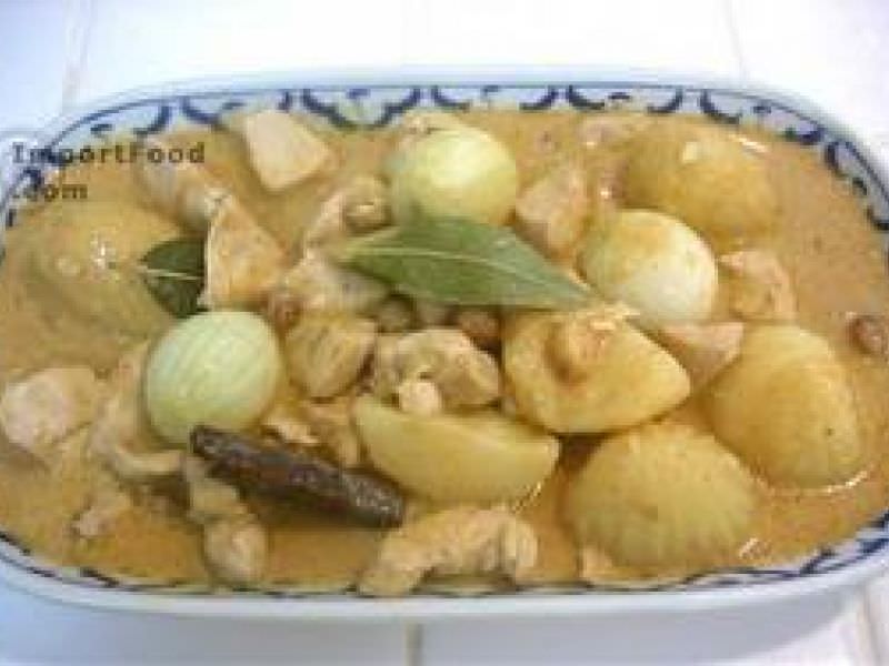 泰国Masaman鸡肉，'Gaeng Masaman Gai'