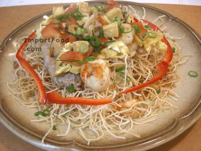 泰国脆皮炒面，“ mee krob”