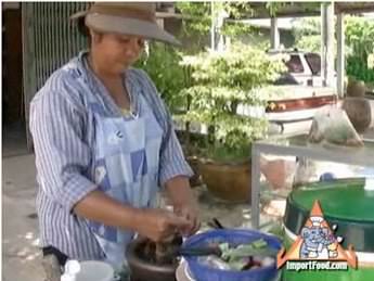 Larb and Somtum from Motorcycle Kitchen