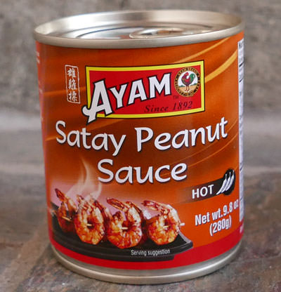 Satay Sauce，Ayam品牌，10盎司 - 热