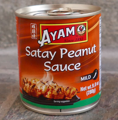 Satay Sauce，Ayam品牌，10盎司 - 温和