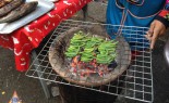 泰国木炭烤的chee fah辣椒