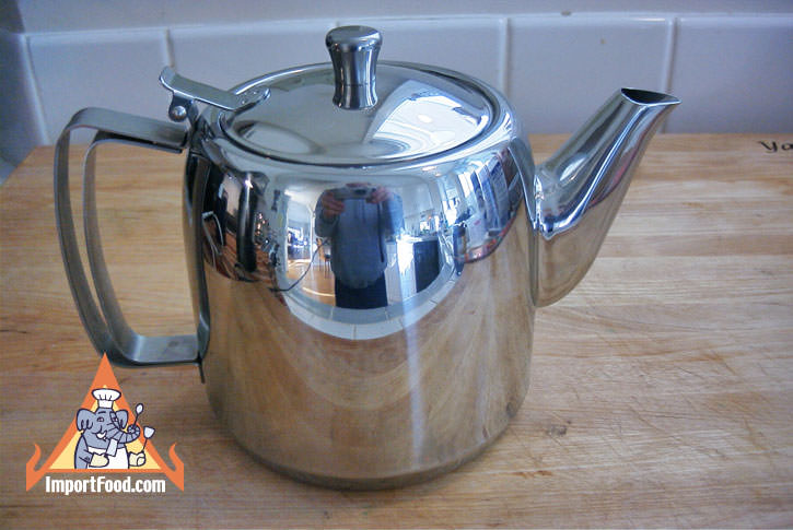 不锈钢茶壶，2.0升，斑马泰国