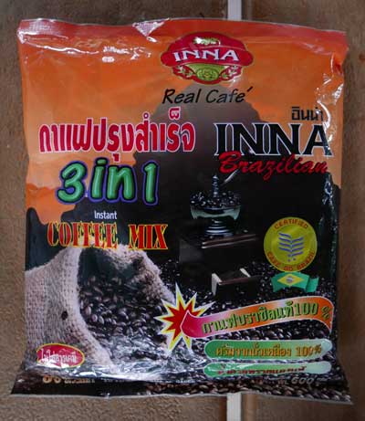 泰国速溶咖啡3合1，inna品牌