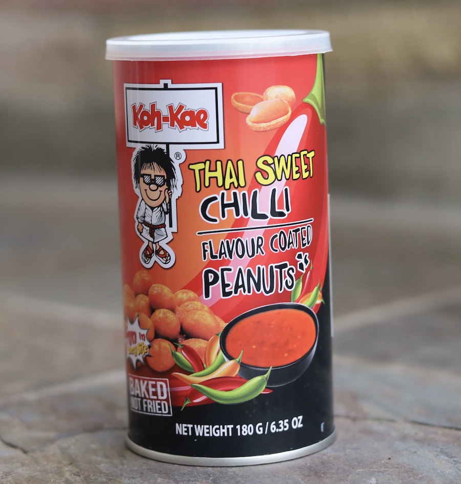 Koh-kae花生零食，泰国甜辣椒味，6.35盎司罐