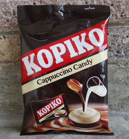 Kopiko咖啡糖果，卡布奇诺咖啡，包28