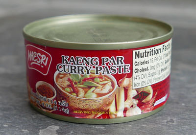 Kaeng Par Curry Paste，Maesri