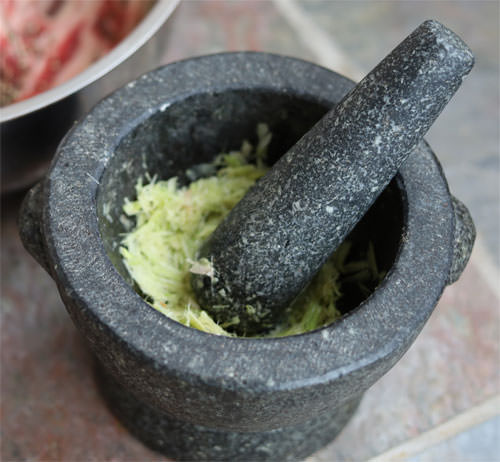 6 Inch Thai Granite Mortar and Pestle