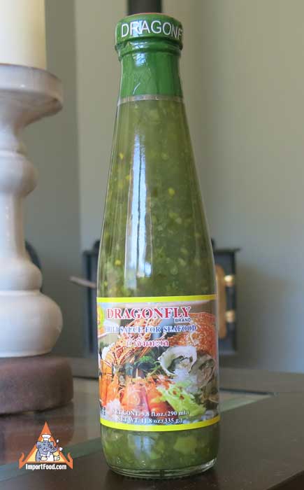 泰国绿辣椒酱，蜻蜓品牌，12盎司瓶