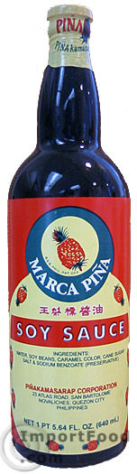 酱油，马卡·皮纳（Marca Pina），21盎司瓶