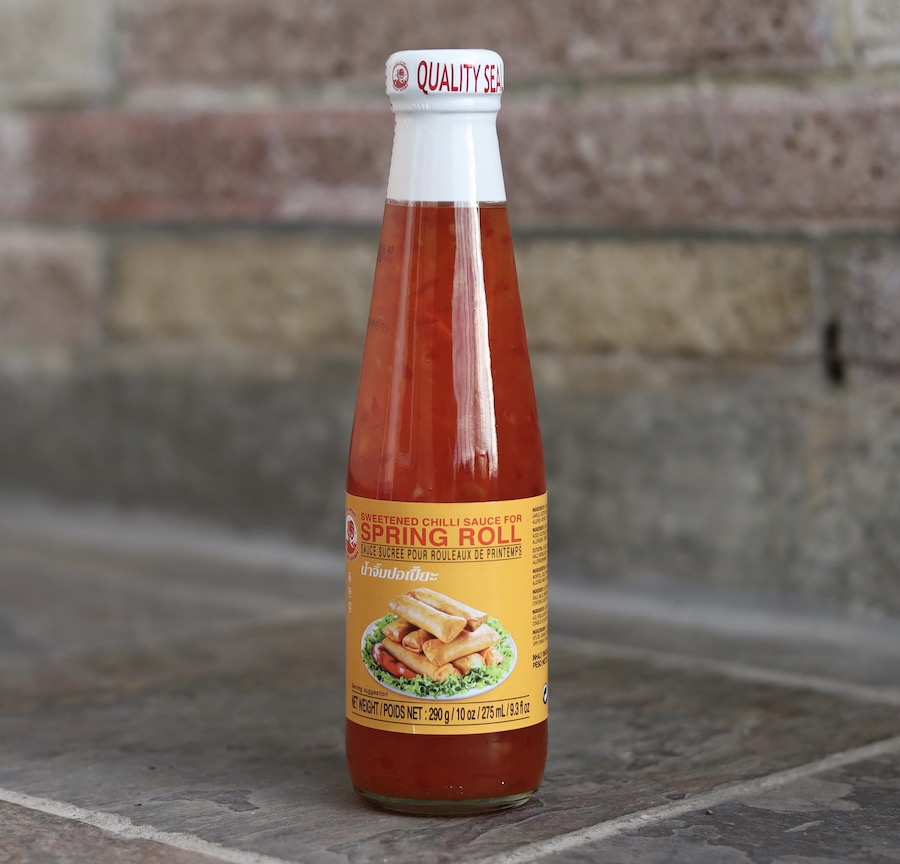 泰国甜辣椒酱，用于春卷，公鸡品牌10盎司