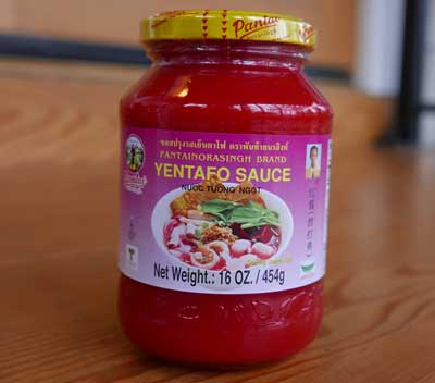 泰国Yentafo酱，16盎司罐子